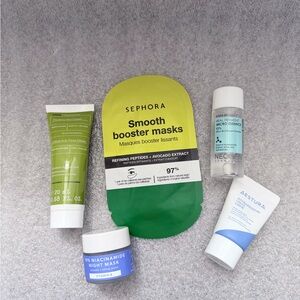 Travel Size Skincare Bundle + Sephora Eye Mask